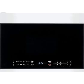 Frigidaire 1.4 Cu. Ft. Compact Over-the-Range Microwave in White with Automatic Sensor Cooking