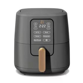 2024 Beautiful 6 QT Air Fryer with Touch-Activated Display, White Icing by Drew Barrymore (Color: Oyster Grey)