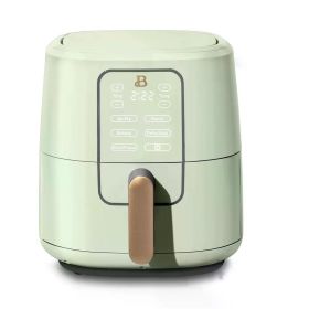 2024 Beautiful 6 QT Air Fryer with Touch-Activated Display, White Icing by Drew Barrymore (Color: Sage Green)