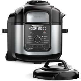 Ninja FD401 Foodi 12-in-1 Deluxe XL 8 qt. Pressure Cooker & Air Fryer that Steams, Slow Cooks, Sears, Sautés, Dehydrates & More (Default: Default)