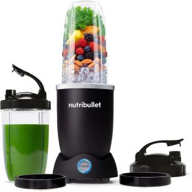 nutribullet® Pro+ 1200 Watt Personal Blender with Pulse Function SKU – Matte Black (Color: Matte Black)